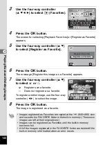 Preview for 142 page of Pentax 17851 - Optio P80 Digital Camera Operating Manual