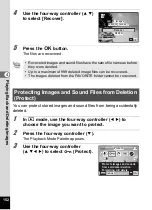 Preview for 154 page of Pentax 17851 - Optio P80 Digital Camera Operating Manual