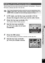 Preview for 169 page of Pentax 17851 - Optio P80 Digital Camera Operating Manual