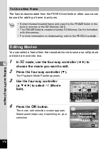 Preview for 172 page of Pentax 17851 - Optio P80 Digital Camera Operating Manual