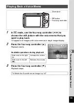 Preview for 187 page of Pentax 17851 - Optio P80 Digital Camera Operating Manual