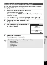 Preview for 205 page of Pentax 17851 - Optio P80 Digital Camera Operating Manual