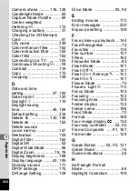 Preview for 254 page of Pentax 17851 - Optio P80 Digital Camera Operating Manual