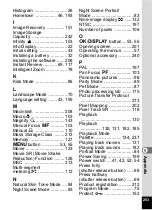 Preview for 255 page of Pentax 17851 - Optio P80 Digital Camera Operating Manual