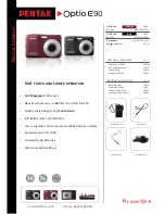 Preview for 1 page of Pentax 17911 Technical Specifications