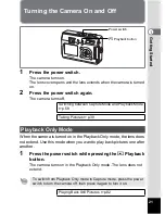 Preview for 23 page of Pentax 18027 Operating Manual