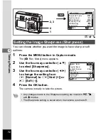 Preview for 74 page of Pentax 18027 Operating Manual