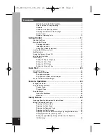 Preview for 6 page of Pentax 18173 - Optio 550 Digital Camera Operating Manual