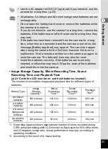 Preview for 23 page of Pentax 18606 - Optio M10 6MP Digital Camera Operating Manual