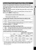 Preview for 33 page of Pentax 18606 - Optio M10 6MP Digital Camera Operating Manual