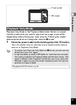 Preview for 35 page of Pentax 18606 - Optio M10 6MP Digital Camera Operating Manual