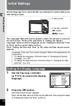 Preview for 36 page of Pentax 18606 - Optio M10 6MP Digital Camera Operating Manual