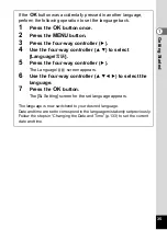 Preview for 37 page of Pentax 18606 - Optio M10 6MP Digital Camera Operating Manual