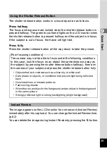 Preview for 41 page of Pentax 18606 - Optio M10 6MP Digital Camera Operating Manual