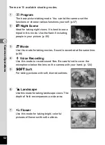 Preview for 54 page of Pentax 18606 - Optio M10 6MP Digital Camera Operating Manual