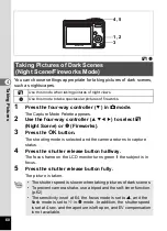 Preview for 62 page of Pentax 18606 - Optio M10 6MP Digital Camera Operating Manual