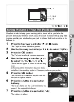 Preview for 63 page of Pentax 18606 - Optio M10 6MP Digital Camera Operating Manual