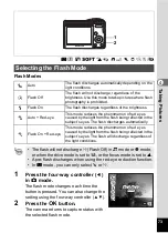 Preview for 75 page of Pentax 18606 - Optio M10 6MP Digital Camera Operating Manual