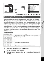 Preview for 77 page of Pentax 18606 - Optio M10 6MP Digital Camera Operating Manual