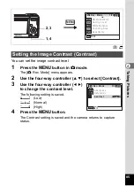 Preview for 87 page of Pentax 18606 - Optio M10 6MP Digital Camera Operating Manual