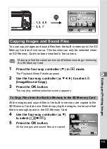 Preview for 115 page of Pentax 18606 - Optio M10 6MP Digital Camera Operating Manual