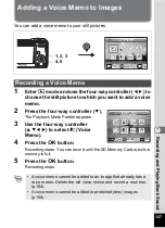 Preview for 129 page of Pentax 18606 - Optio M10 6MP Digital Camera Operating Manual