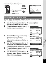 Preview for 135 page of Pentax 18606 - Optio M10 6MP Digital Camera Operating Manual