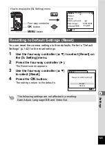 Preview for 143 page of Pentax 18606 - Optio M10 6MP Digital Camera Operating Manual