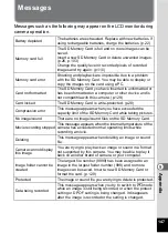 Preview for 149 page of Pentax 18606 - Optio M10 6MP Digital Camera Operating Manual