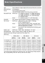 Preview for 153 page of Pentax 18606 - Optio M10 6MP Digital Camera Operating Manual