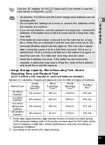 Preview for 23 page of Pentax 18626 - Optio M20 Digital Camera Operating Manual