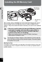 Preview for 28 page of Pentax 18626 - Optio M20 Digital Camera Operating Manual