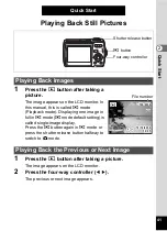 Preview for 43 page of Pentax 18626 - Optio M20 Digital Camera Operating Manual