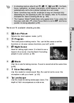 Preview for 55 page of Pentax 18626 - Optio M20 Digital Camera Operating Manual