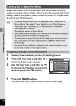 Preview for 58 page of Pentax 18626 - Optio M20 Digital Camera Operating Manual