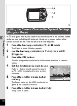 Preview for 64 page of Pentax 18626 - Optio M20 Digital Camera Operating Manual