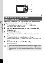 Preview for 68 page of Pentax 18626 - Optio M20 Digital Camera Operating Manual