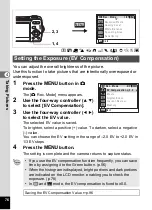 Preview for 78 page of Pentax 18626 - Optio M20 Digital Camera Operating Manual