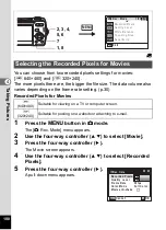 Preview for 102 page of Pentax 18626 - Optio M20 Digital Camera Operating Manual