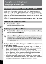 Preview for 108 page of Pentax 18626 - Optio M20 Digital Camera Operating Manual