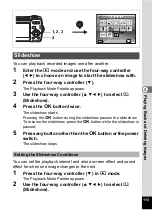 Preview for 115 page of Pentax 18626 - Optio M20 Digital Camera Operating Manual