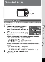 Preview for 117 page of Pentax 18626 - Optio M20 Digital Camera Operating Manual