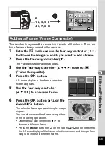 Preview for 133 page of Pentax 18626 - Optio M20 Digital Camera Operating Manual