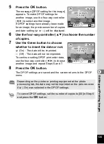 Preview for 137 page of Pentax 18626 - Optio M20 Digital Camera Operating Manual