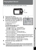 Preview for 147 page of Pentax 18626 - Optio M20 Digital Camera Operating Manual