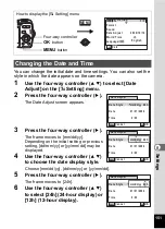 Preview for 153 page of Pentax 18626 - Optio M20 Digital Camera Operating Manual