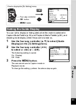 Preview for 163 page of Pentax 18626 - Optio M20 Digital Camera Operating Manual