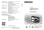 Preview for 1 page of Pentax 18903 - Optio A10 8MP Digital Camera Operating Manual