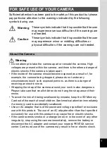 Preview for 3 page of Pentax 18903 - Optio A10 8MP Digital Camera Operating Manual