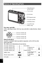 Preview for 14 page of Pentax 18903 - Optio A10 8MP Digital Camera Operating Manual